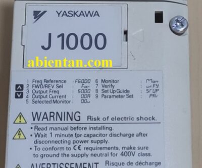 Biến tần yaskawa cũ CIMR-JT2A0004BAA 0.4kW 220v