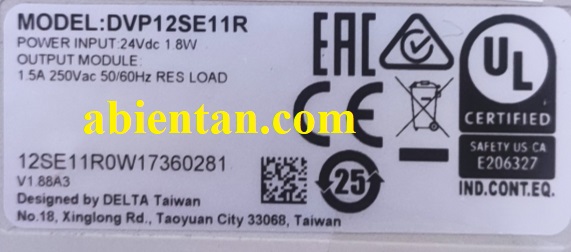 thumbnail image 2 of Delta DVP12SE11R PLC – Brand New Programmable Logic Controller 2 of 3