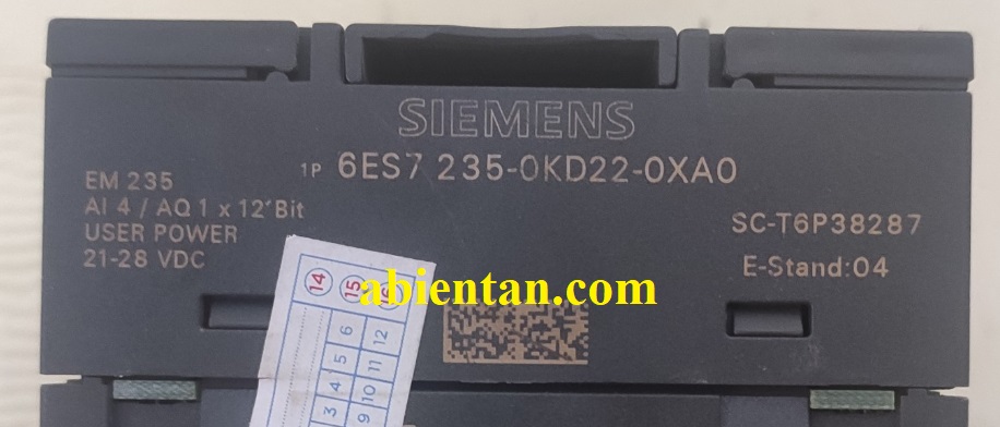 Thông tin plc cũ giá rẻ siemens s7-200 module mở rộng 6ES7235-0KD22-0XA0