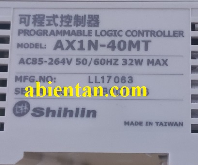 Thông tin plc cũ shihlin AX1N-40MT