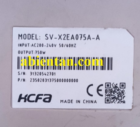 Thông tin sản phẩm driver servo cũ giá rẻ hcfa 750w SV-X2EA075A-A