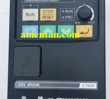 Biến tần cũ giá rẻ omron 0.75kW 200v 3g3jx-a2007
