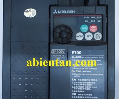 Biến tần mitsubishi cũ giá rẻ fr-e740-3.7k 3.7kW 380v