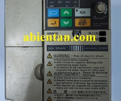 Biến tần omron cũ giá rẻ 3G3MV-A2022 2.2kW 220v