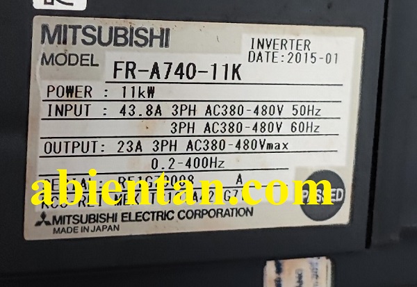 Thông số biến tần mitsubishi cũ giá rẻ FR-A740-11K 11kW 380v