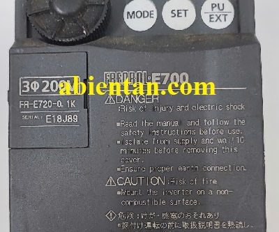 Biến tần Mitsubishi cũ FR-E720-0.1K 0.1kW 200-220V